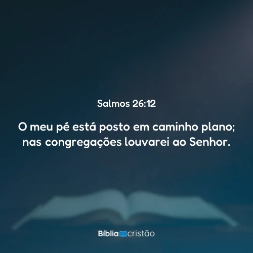 Salmos 26:12