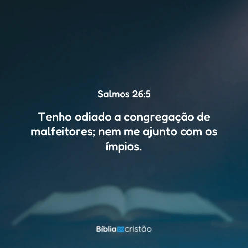 Salmos 26:5
