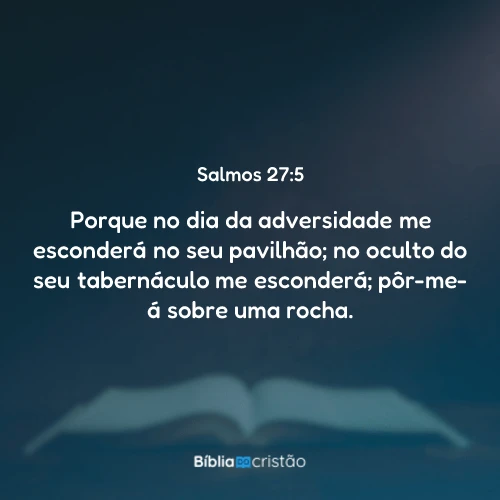 Salmos 27:5