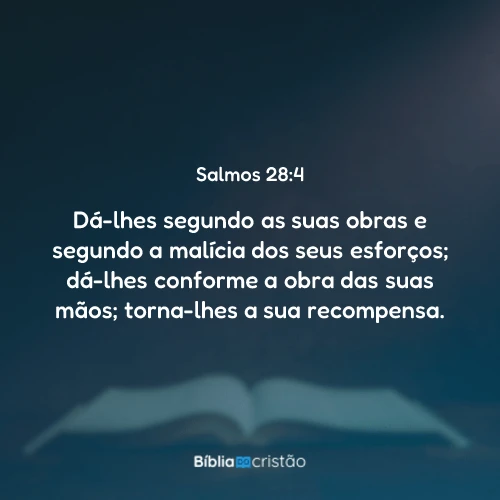 Salmos 28:4