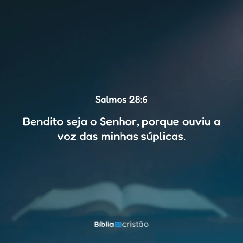 Salmos 28:6
