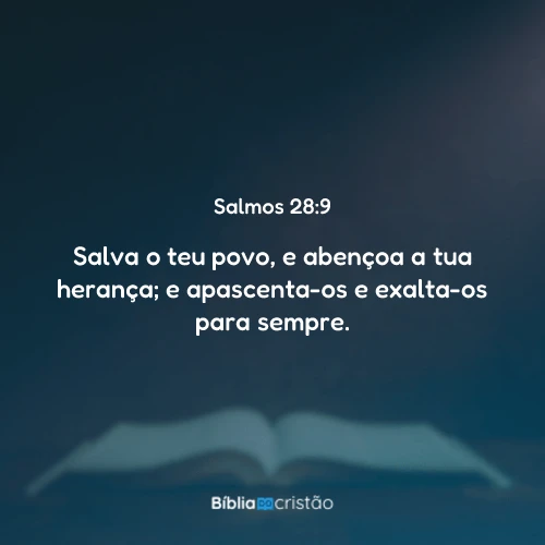 Salmos 28:9