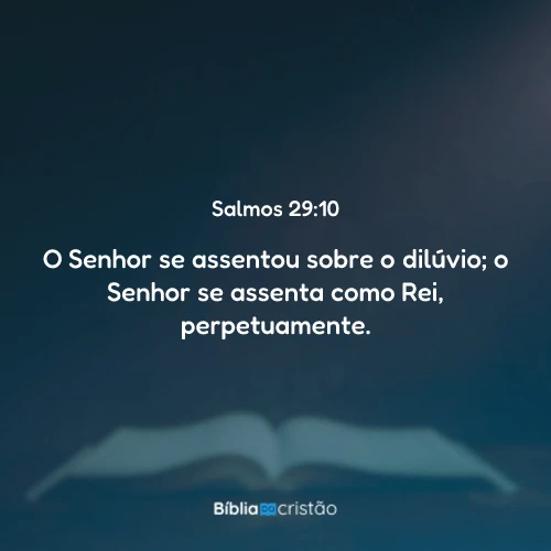 Salmos 29:10
