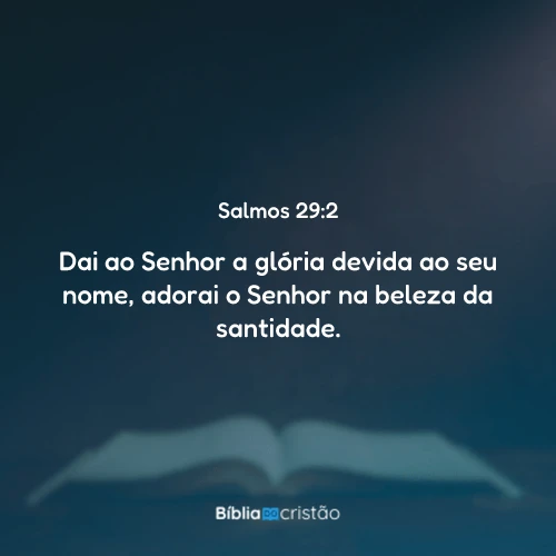 Salmos 29:2