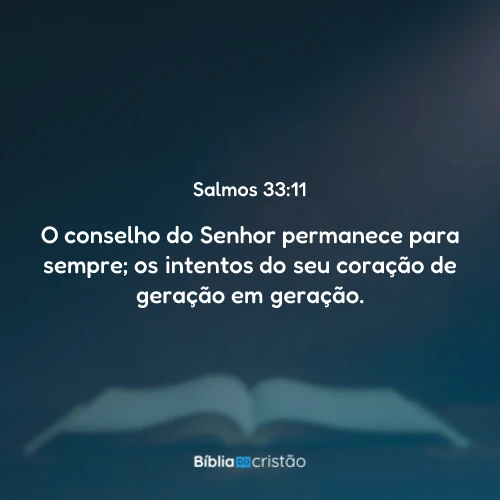 Salmos 33:11