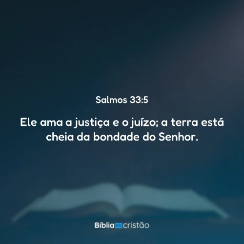 Salmos 33:5