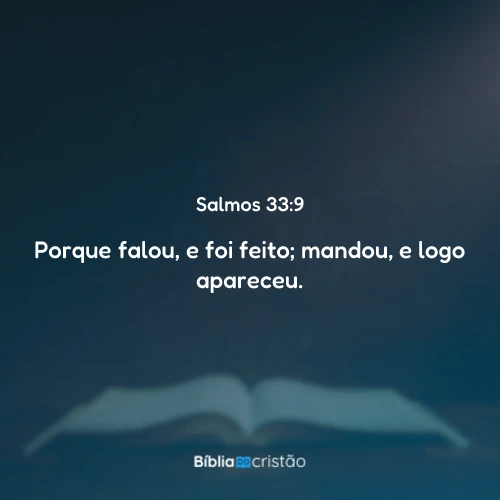 Salmos 33:9