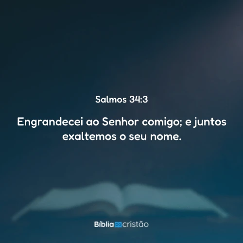 Salmos 34:3