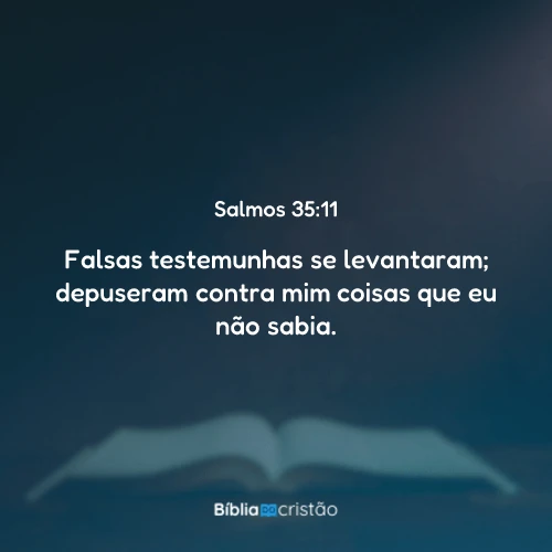 Salmos 35:11