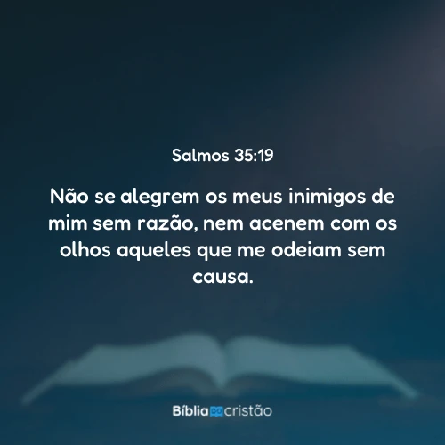 Salmos 35:19