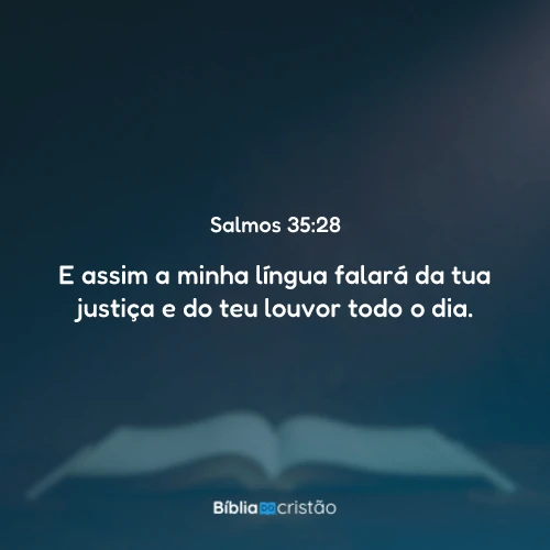 Salmos 35:28