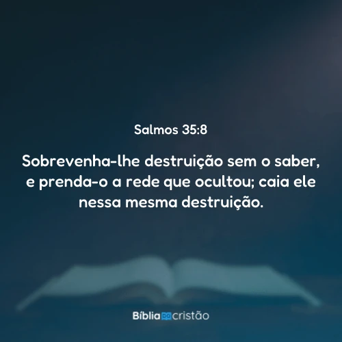 Salmos 35:8