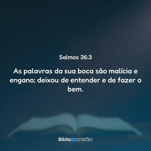 Salmos 36:3