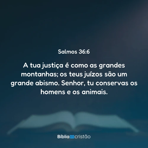 Salmos 36:6