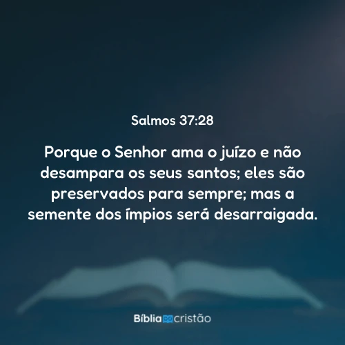 Salmos 37:28