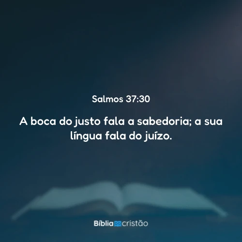 Salmos 37:30
