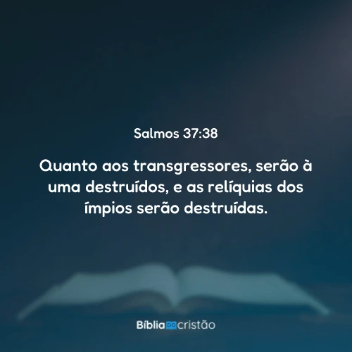 Salmos 37:38