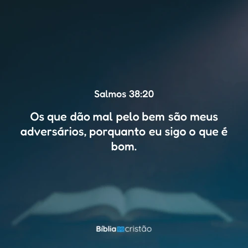 Salmos 38:20