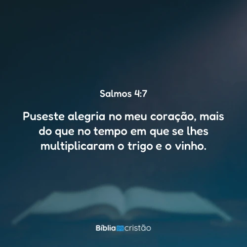 Salmos 4:7
