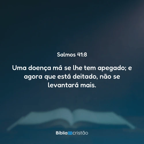 Salmos 41:8