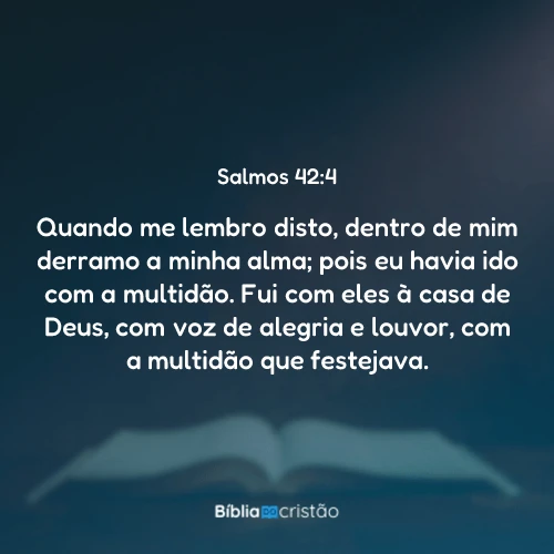 Salmos 42:4