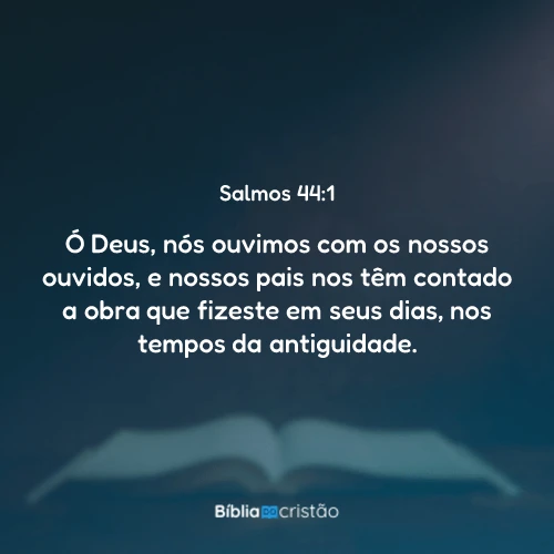 Salmos 44:1