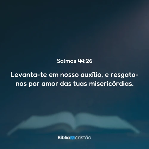 Salmos 44:26