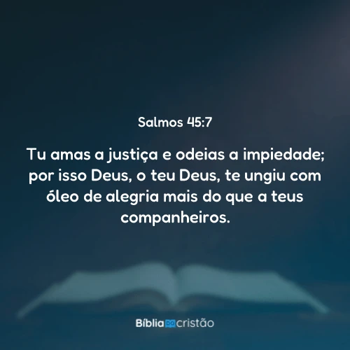 Salmos 45:7