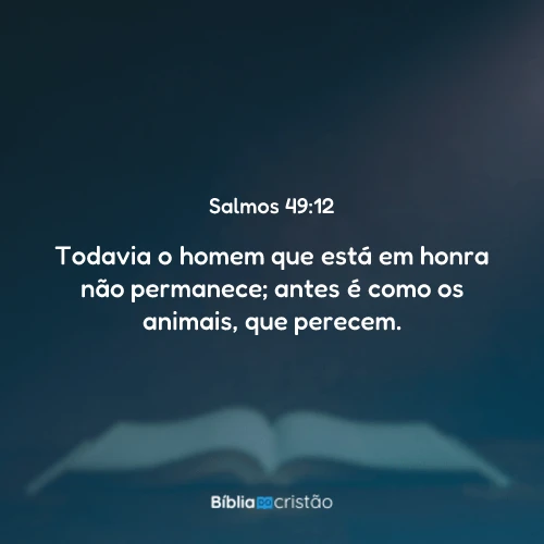 Salmos 49:12