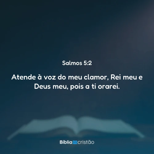 Salmos 5:2