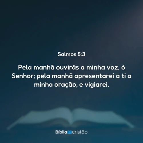 Salmos 5:3