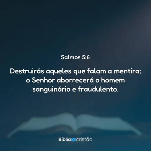 Salmos 5:6