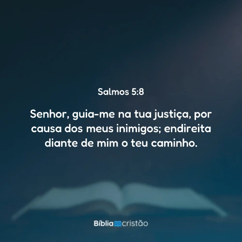 Salmos 5:8
