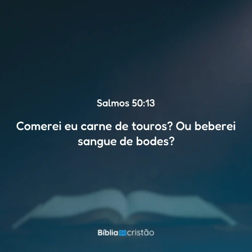 Salmos 50:13