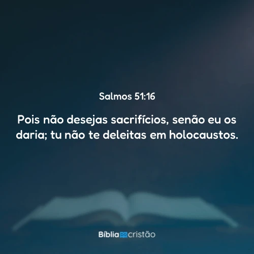 Salmos 51:16
