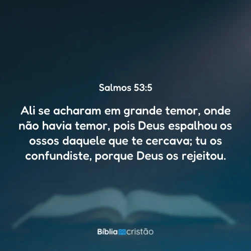 Salmos 53:5