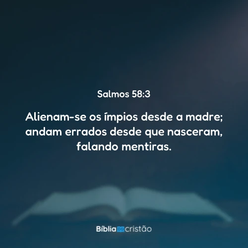 Salmos 58:3