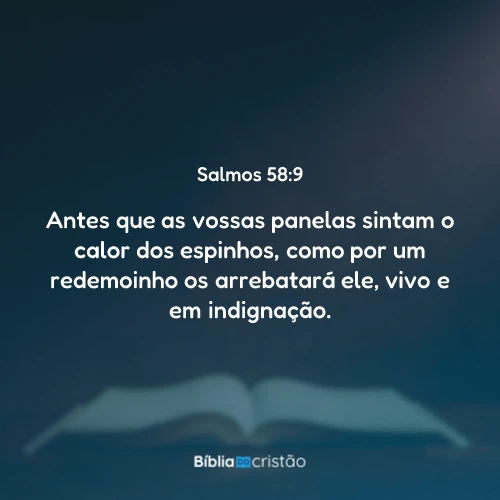 Salmos 58:9