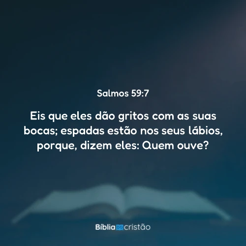 Salmos 59:7