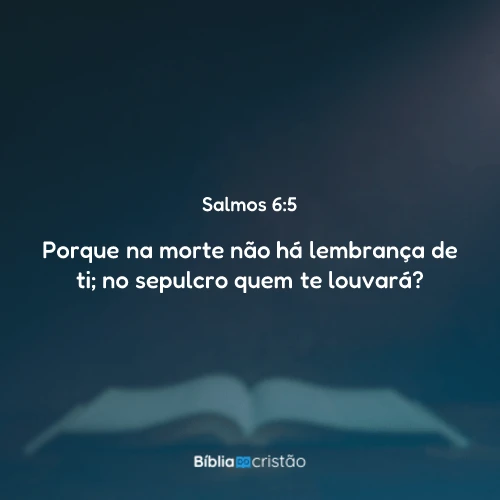 Salmos 6:5