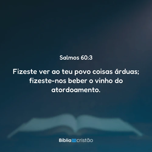Salmos 60:3
