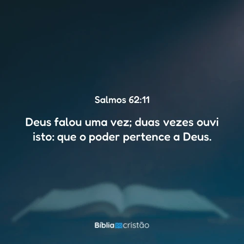Salmos 62:11