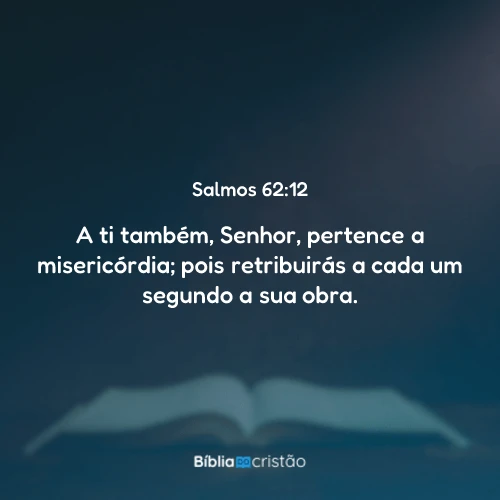 Salmos 62:12