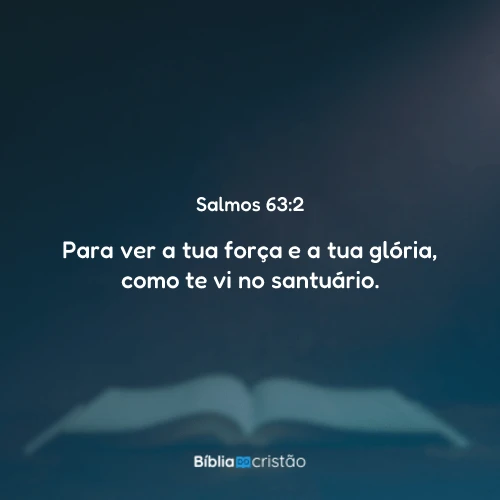 Salmos 63:2