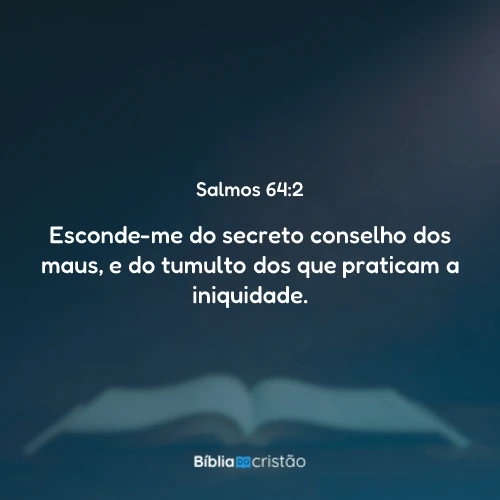 Salmos 64:2