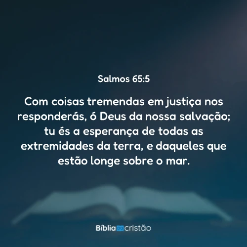 Salmos 65:5