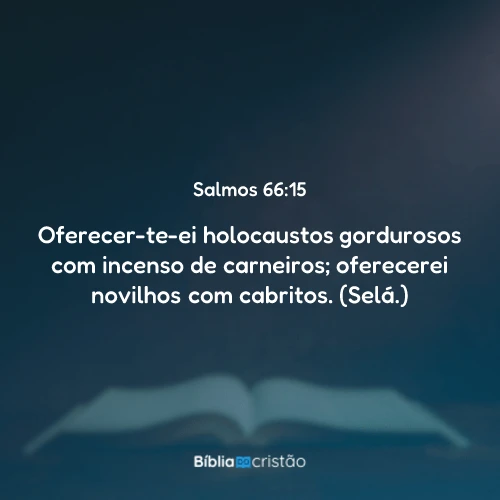 Salmos 66:15