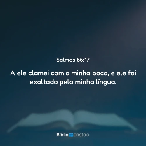 Salmos 66:17
