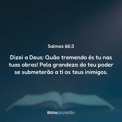 Salmos 66:3