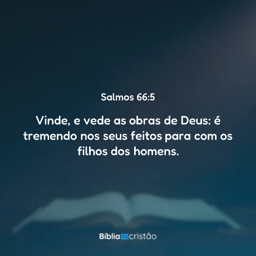 Salmos 66:5